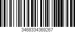 Código de barras (EAN, GTIN, SKU, ISBN): '3468334369267'