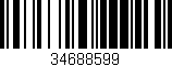 Código de barras (EAN, GTIN, SKU, ISBN): '34688599'