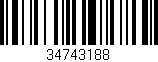 Código de barras (EAN, GTIN, SKU, ISBN): '34743188'