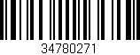 Código de barras (EAN, GTIN, SKU, ISBN): '34780271'