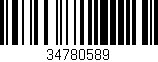 Código de barras (EAN, GTIN, SKU, ISBN): '34780589'