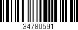 Código de barras (EAN, GTIN, SKU, ISBN): '34780591'