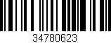 Código de barras (EAN, GTIN, SKU, ISBN): '34780623'