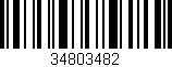 Código de barras (EAN, GTIN, SKU, ISBN): '34803482'