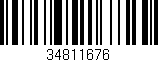 Código de barras (EAN, GTIN, SKU, ISBN): '34811676'