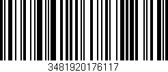 Código de barras (EAN, GTIN, SKU, ISBN): '3481920176117'
