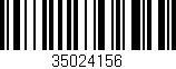 Código de barras (EAN, GTIN, SKU, ISBN): '35024156'