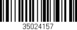 Código de barras (EAN, GTIN, SKU, ISBN): '35024157'