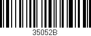 Código de barras (EAN, GTIN, SKU, ISBN): '35052B'