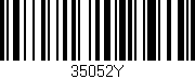 Código de barras (EAN, GTIN, SKU, ISBN): '35052Y'