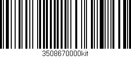 Código de barras (EAN, GTIN, SKU, ISBN): '3508670000kit'
