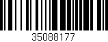 Código de barras (EAN, GTIN, SKU, ISBN): '35088177'