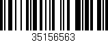 Código de barras (EAN, GTIN, SKU, ISBN): '35156563'