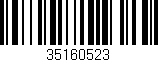 Código de barras (EAN, GTIN, SKU, ISBN): '35160523'