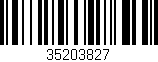 Código de barras (EAN, GTIN, SKU, ISBN): '35203827'