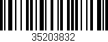 Código de barras (EAN, GTIN, SKU, ISBN): '35203832'