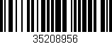 Código de barras (EAN, GTIN, SKU, ISBN): '35208956'