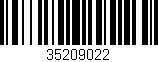 Código de barras (EAN, GTIN, SKU, ISBN): '35209022'