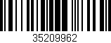 Código de barras (EAN, GTIN, SKU, ISBN): '35209962'