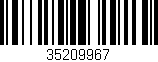 Código de barras (EAN, GTIN, SKU, ISBN): '35209967'