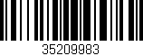 Código de barras (EAN, GTIN, SKU, ISBN): '35209983'