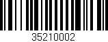 Código de barras (EAN, GTIN, SKU, ISBN): '35210002'