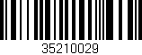 Código de barras (EAN, GTIN, SKU, ISBN): '35210029'