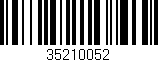 Código de barras (EAN, GTIN, SKU, ISBN): '35210052'