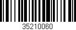 Código de barras (EAN, GTIN, SKU, ISBN): '35210060'