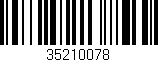 Código de barras (EAN, GTIN, SKU, ISBN): '35210078'