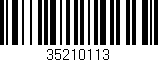 Código de barras (EAN, GTIN, SKU, ISBN): '35210113'