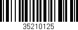 Código de barras (EAN, GTIN, SKU, ISBN): '35210125'