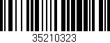 Código de barras (EAN, GTIN, SKU, ISBN): '35210323'