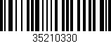 Código de barras (EAN, GTIN, SKU, ISBN): '35210330'