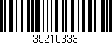 Código de barras (EAN, GTIN, SKU, ISBN): '35210333'