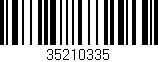 Código de barras (EAN, GTIN, SKU, ISBN): '35210335'
