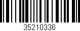 Código de barras (EAN, GTIN, SKU, ISBN): '35210336'