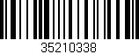 Código de barras (EAN, GTIN, SKU, ISBN): '35210338'