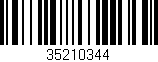 Código de barras (EAN, GTIN, SKU, ISBN): '35210344'