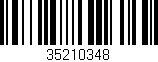 Código de barras (EAN, GTIN, SKU, ISBN): '35210348'