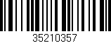 Código de barras (EAN, GTIN, SKU, ISBN): '35210357'