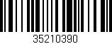 Código de barras (EAN, GTIN, SKU, ISBN): '35210390'