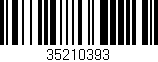 Código de barras (EAN, GTIN, SKU, ISBN): '35210393'