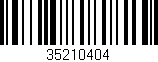 Código de barras (EAN, GTIN, SKU, ISBN): '35210404'