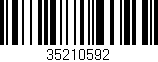 Código de barras (EAN, GTIN, SKU, ISBN): '35210592'