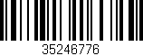 Código de barras (EAN, GTIN, SKU, ISBN): '35246776'