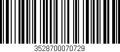 Código de barras (EAN, GTIN, SKU, ISBN): '3528700070729'
