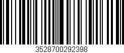 Código de barras (EAN, GTIN, SKU, ISBN): '3528700292398'