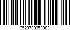 Código de barras (EAN, GTIN, SKU, ISBN): '3528700350982'