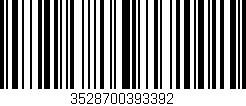 Código de barras (EAN, GTIN, SKU, ISBN): '3528700393392'